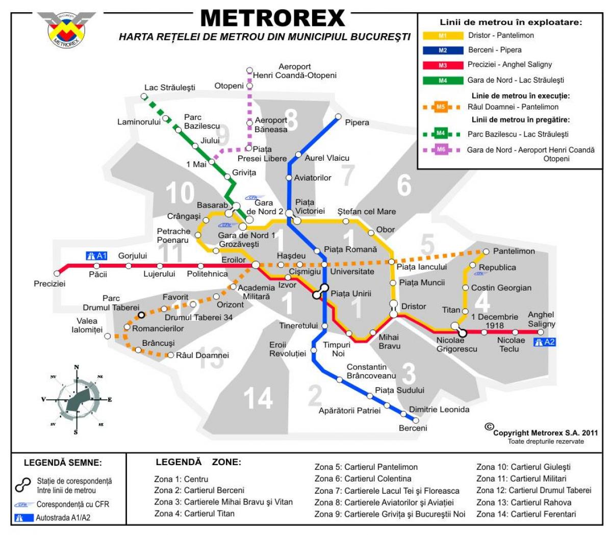 Map of metrorex 